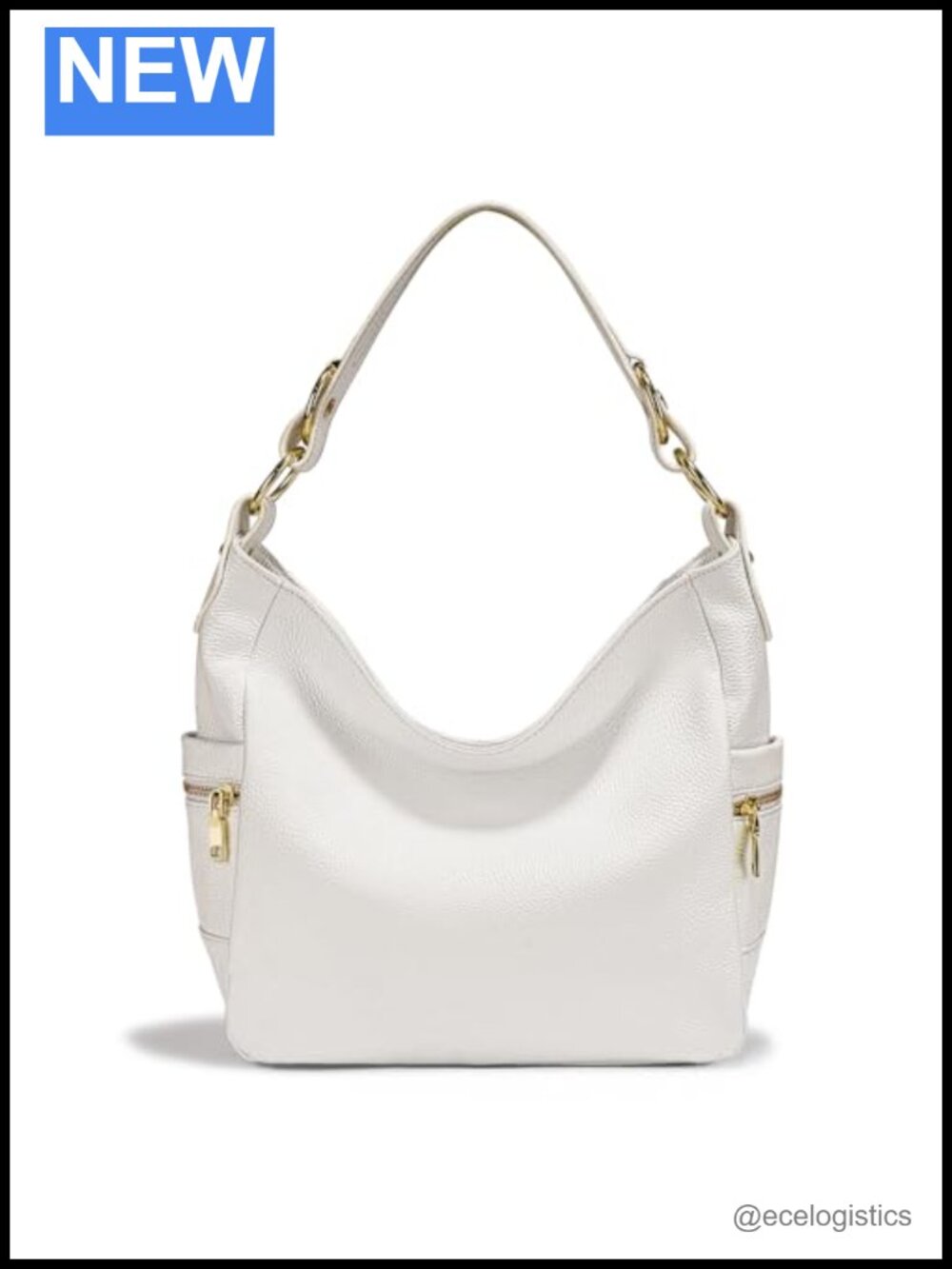 Genuine Leather Tassel Hobo Satchel Crossbody Shoulder Bag with Zipper and